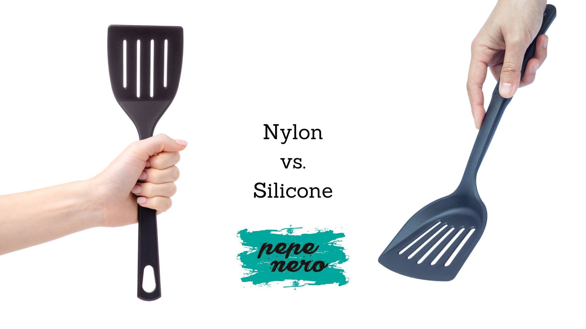 A nylon and silicone spatula